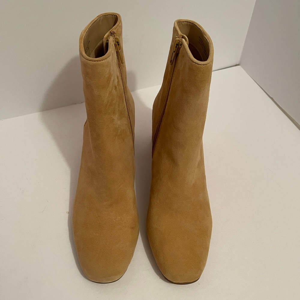 Steve Madden Davist Camel Leather Ankle Boot Women’s Size 6M